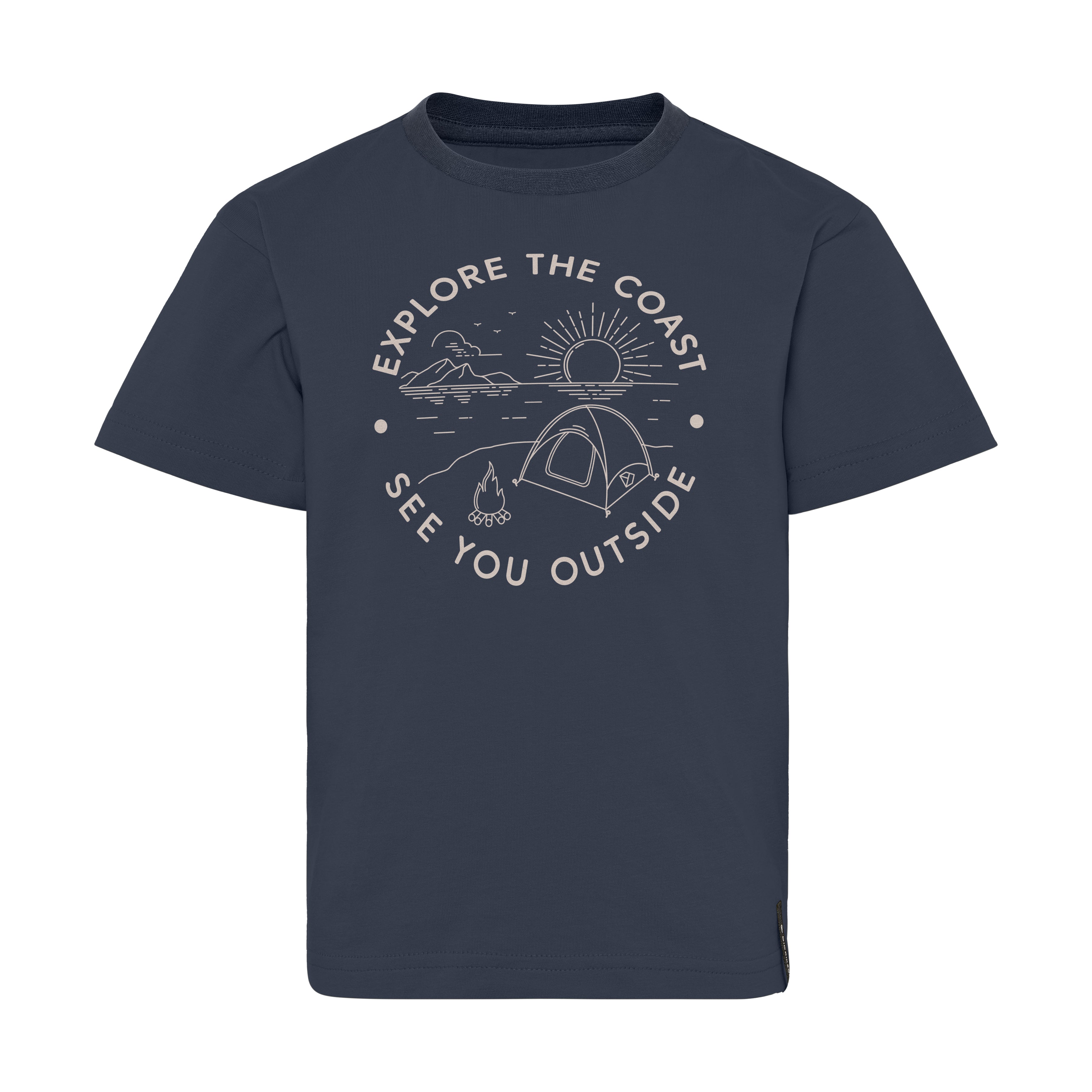 Kids Mynta See you Outside T-shirt | Didriksons | #color_navy