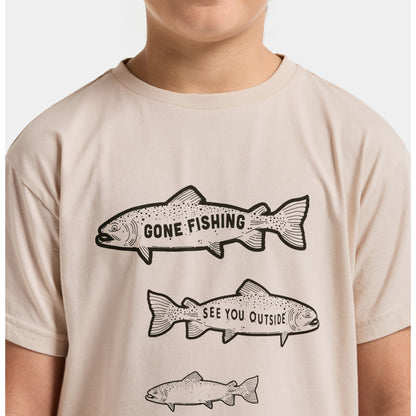 Youth Mynta Gone Fishing T-Shirt | Didriksons | 