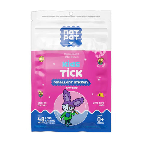 Kids Tick Repellent Stickers - DEET Free | NATPAT