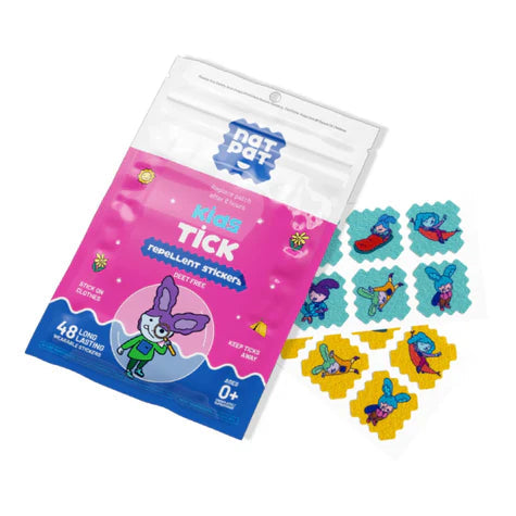 Kids Tick Repellent Stickers - DEET Free | NATPAT