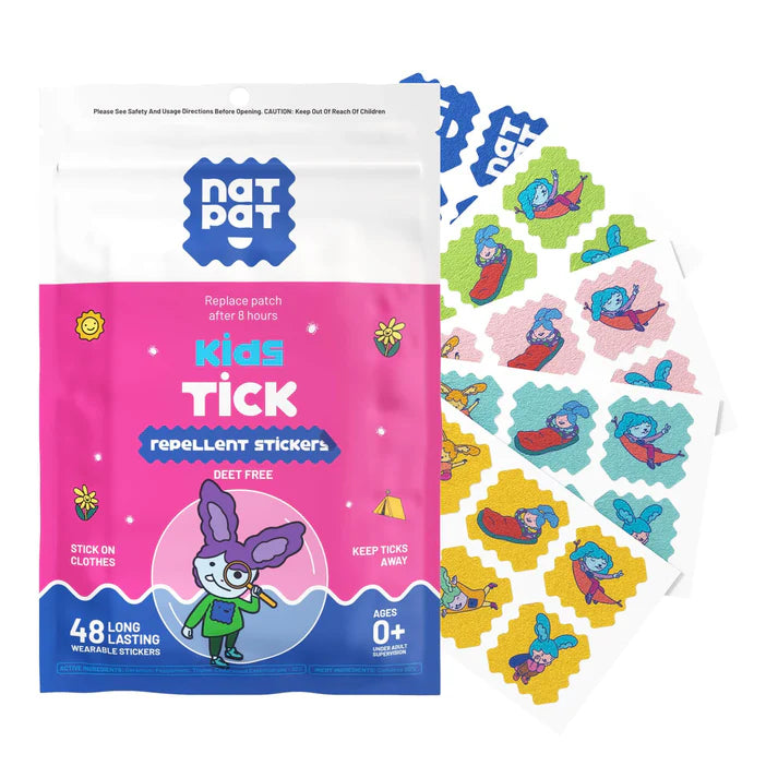 Kids Tick Repellent Stickers - DEET Free | NATPAT