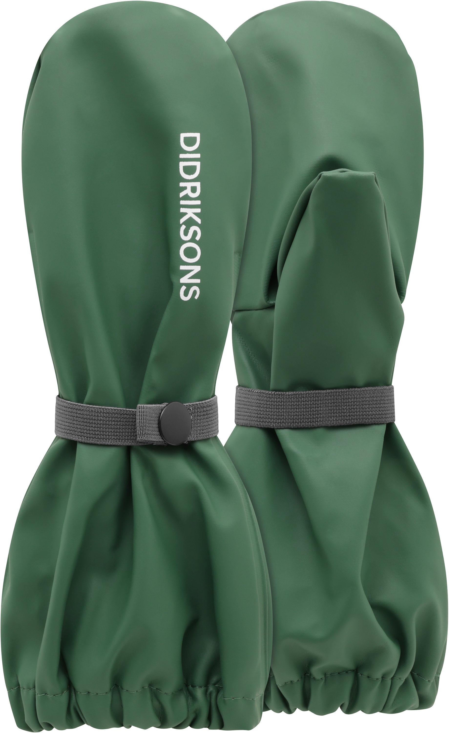 Kids Long Cuff Fleece Lined Rain Mittens – Waterproof, PU | Didriksons