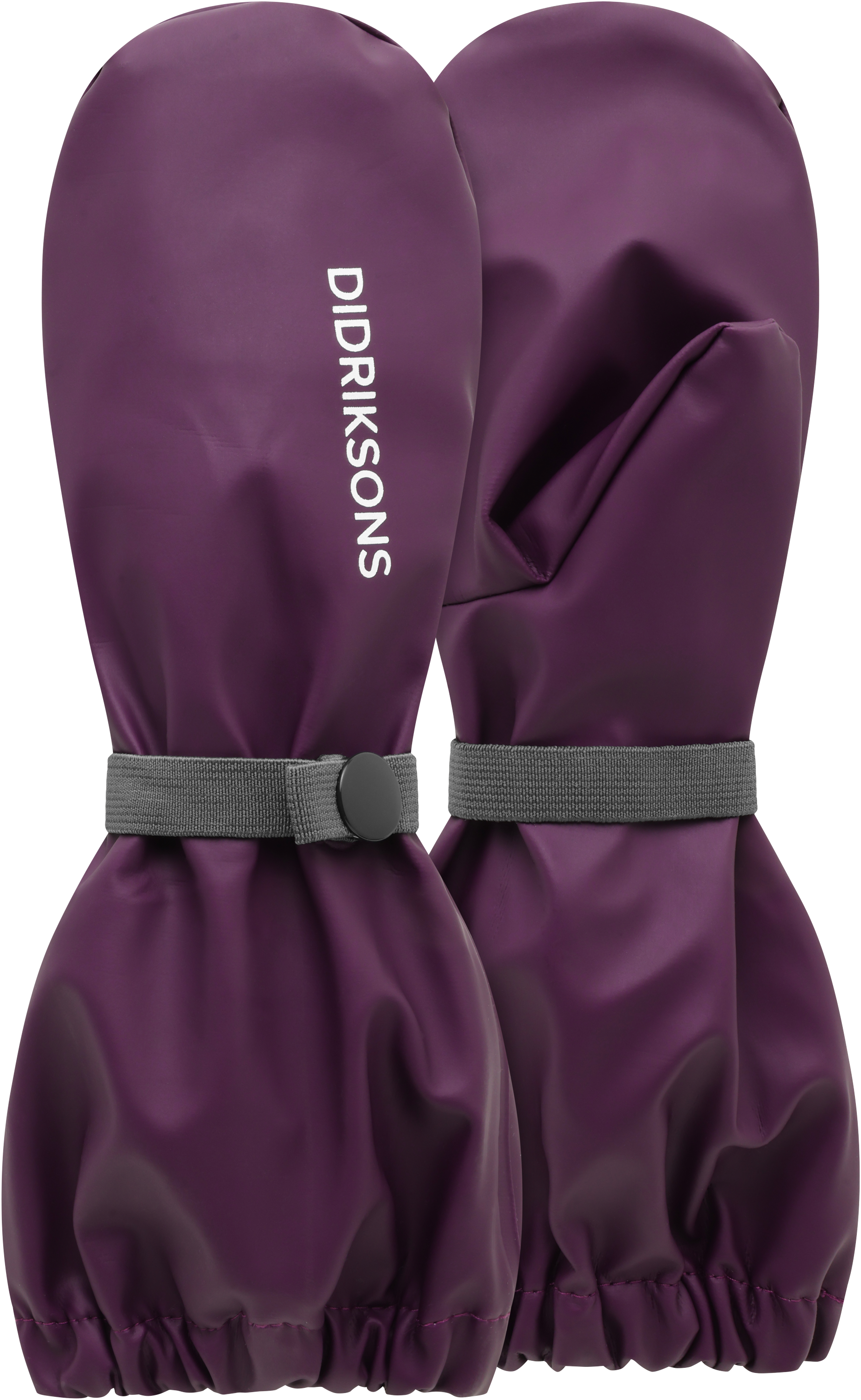 Kids Long Cuff Fleece Lined Rain Mittens – Waterproof, PU | Didriksons