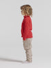 Kids Monte Mid Layer Fleece Jacket – Full Zip | Didriksons #color_paprika