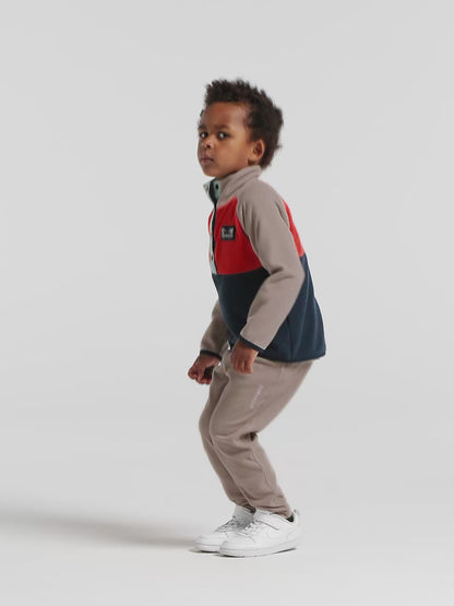 Kids Monte Half Button Fleece Jacket | Didriksons | 