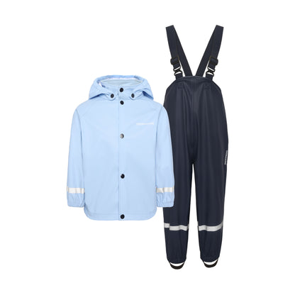 Kids Slaskeman Waterproof Snap Button Rain Set | Didriksons | 