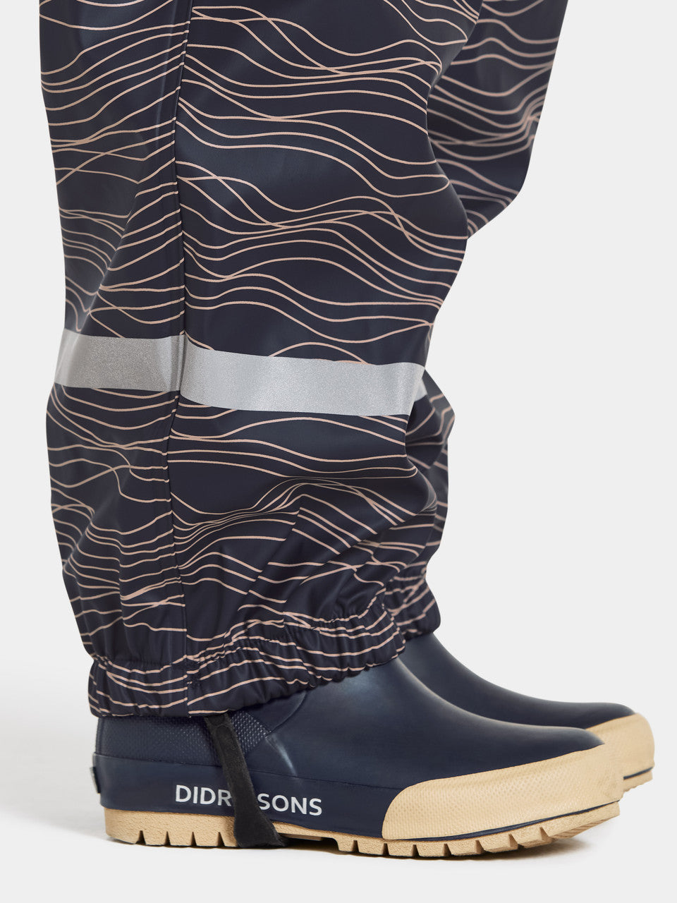 Kids Waterproof Unlined Printed Rain Set- Slaskeman – Jacket & Bibs, PU | Didriksons 