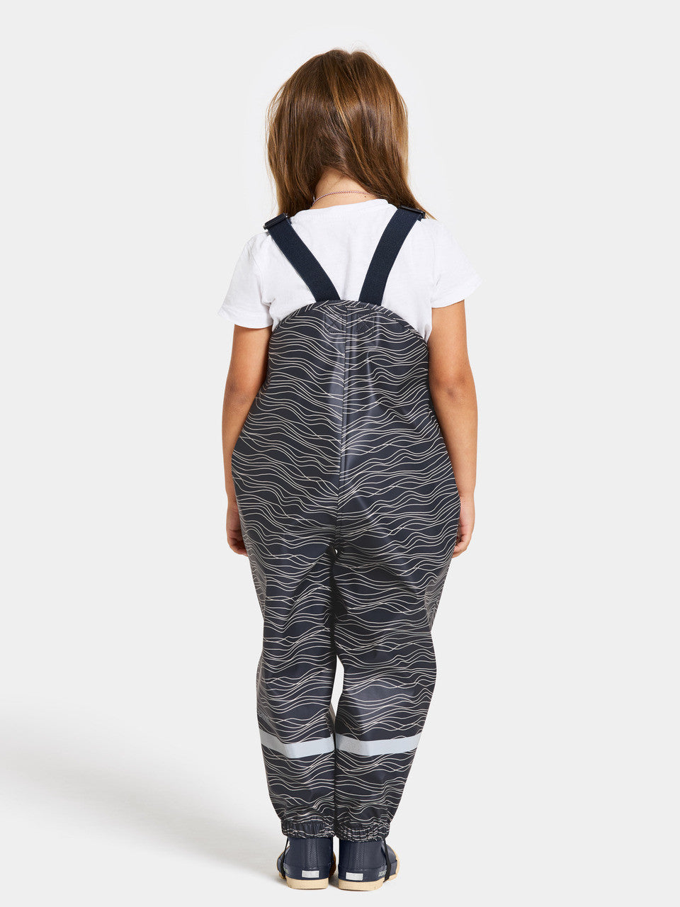 Kids Waterproof Unlined Printed Rain Set- Slaskeman – Jacket & Bibs, PU | Didriksons 