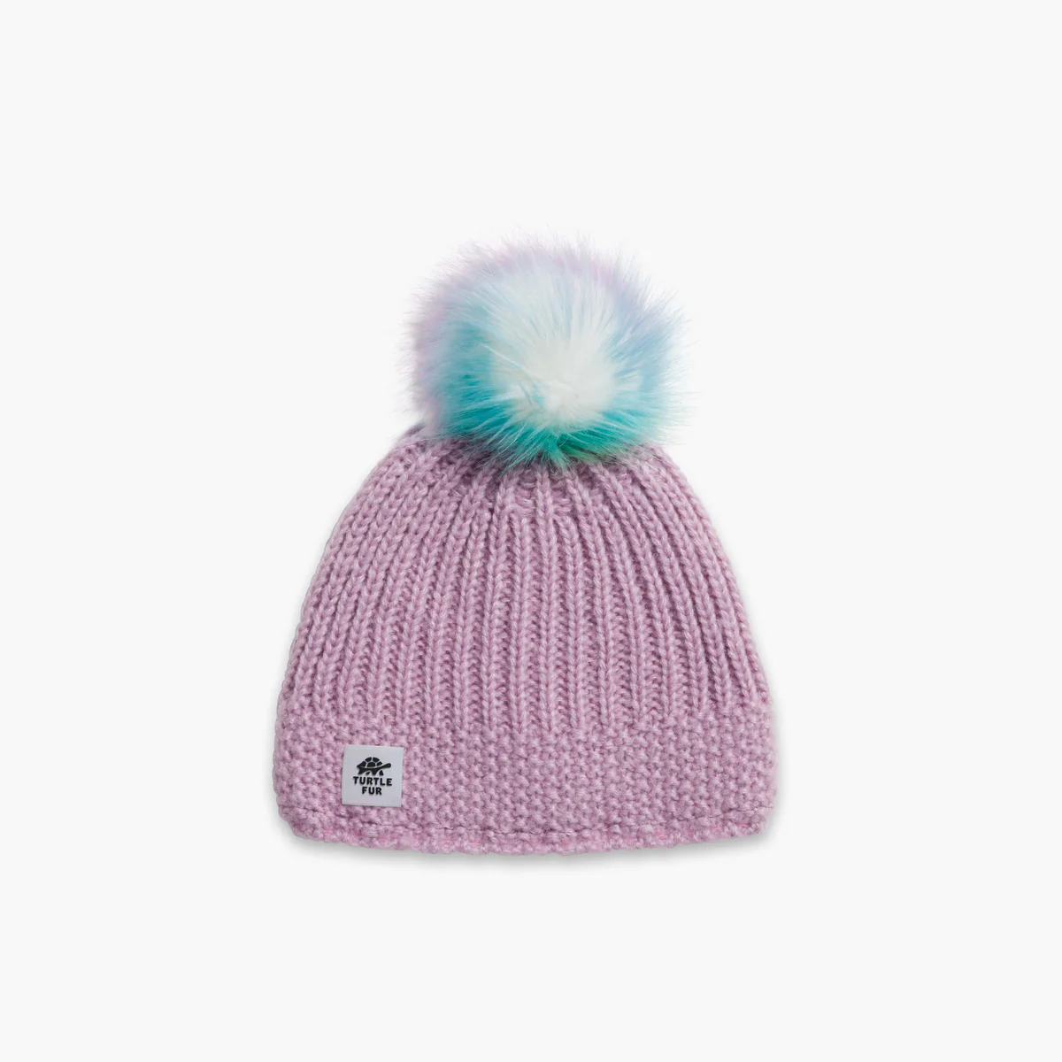Kids Suzie Pom Beanie #color_lilac
