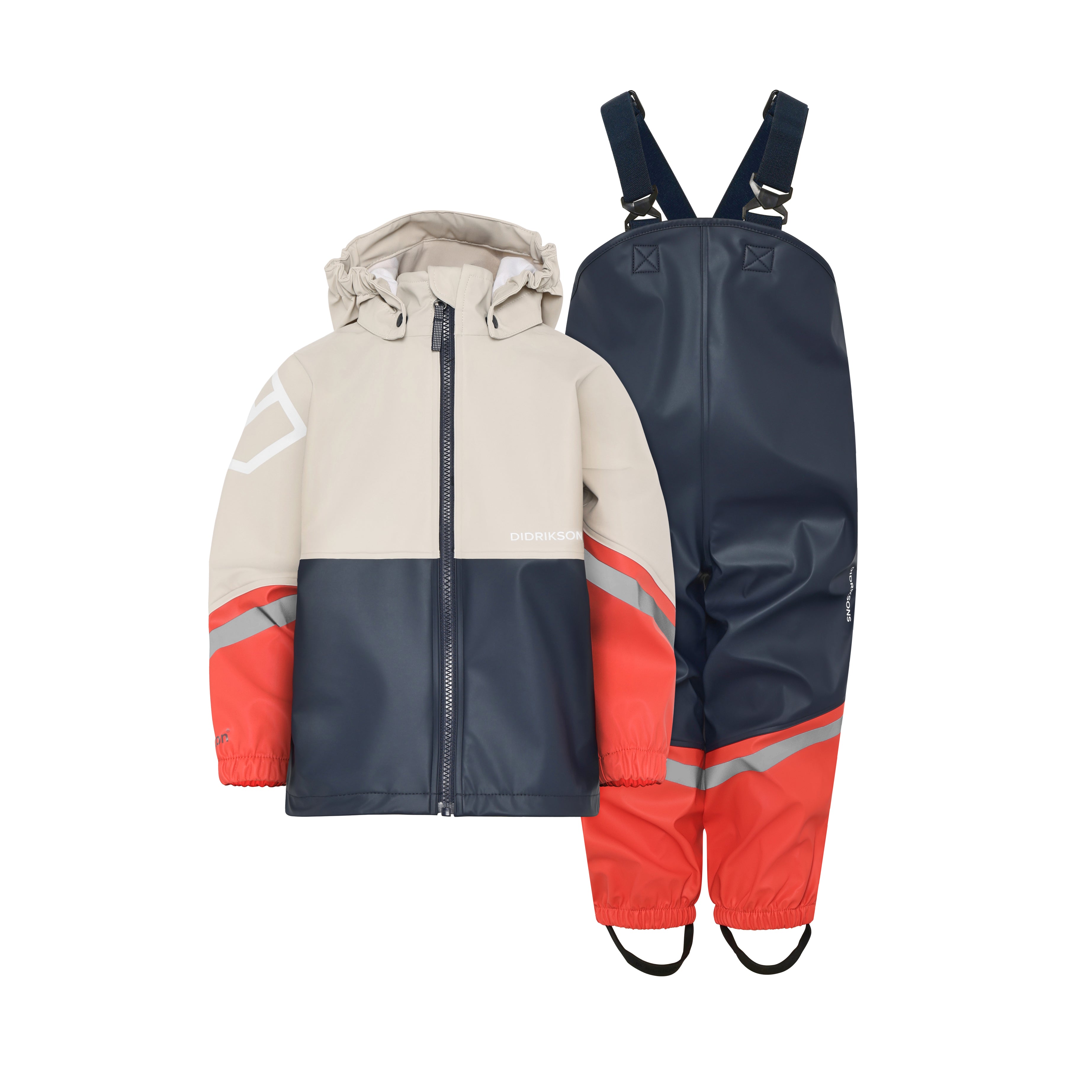 Kids Watermans Zip Front Waterproof Rain Set | Didriksons