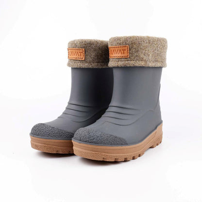 Kids Warm-Lined Waterproof Gimo Rubber Boots | Kavat 