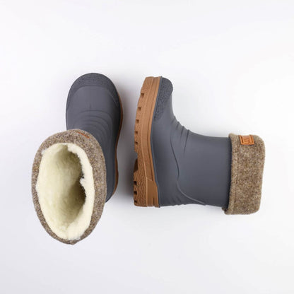 Kids Warm-Lined Waterproof Gimo Rubber Boots | Kavat 