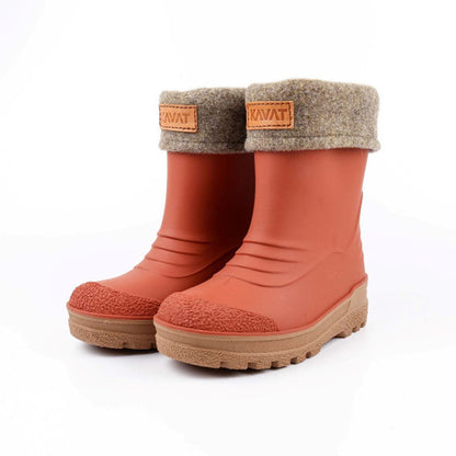 Kids Warm-Lined Waterproof Gimo Rubber Boots | Kavat 